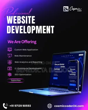 Professional Website With Hosting