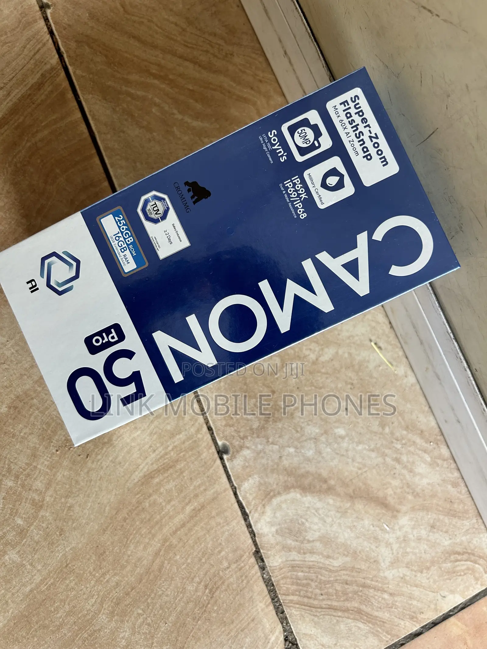 New Tecno Camon 50 Pro 256 GB Black
