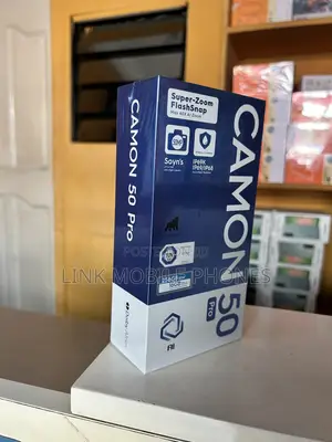 New Tecno Camon 50 Pro 256 GB Black