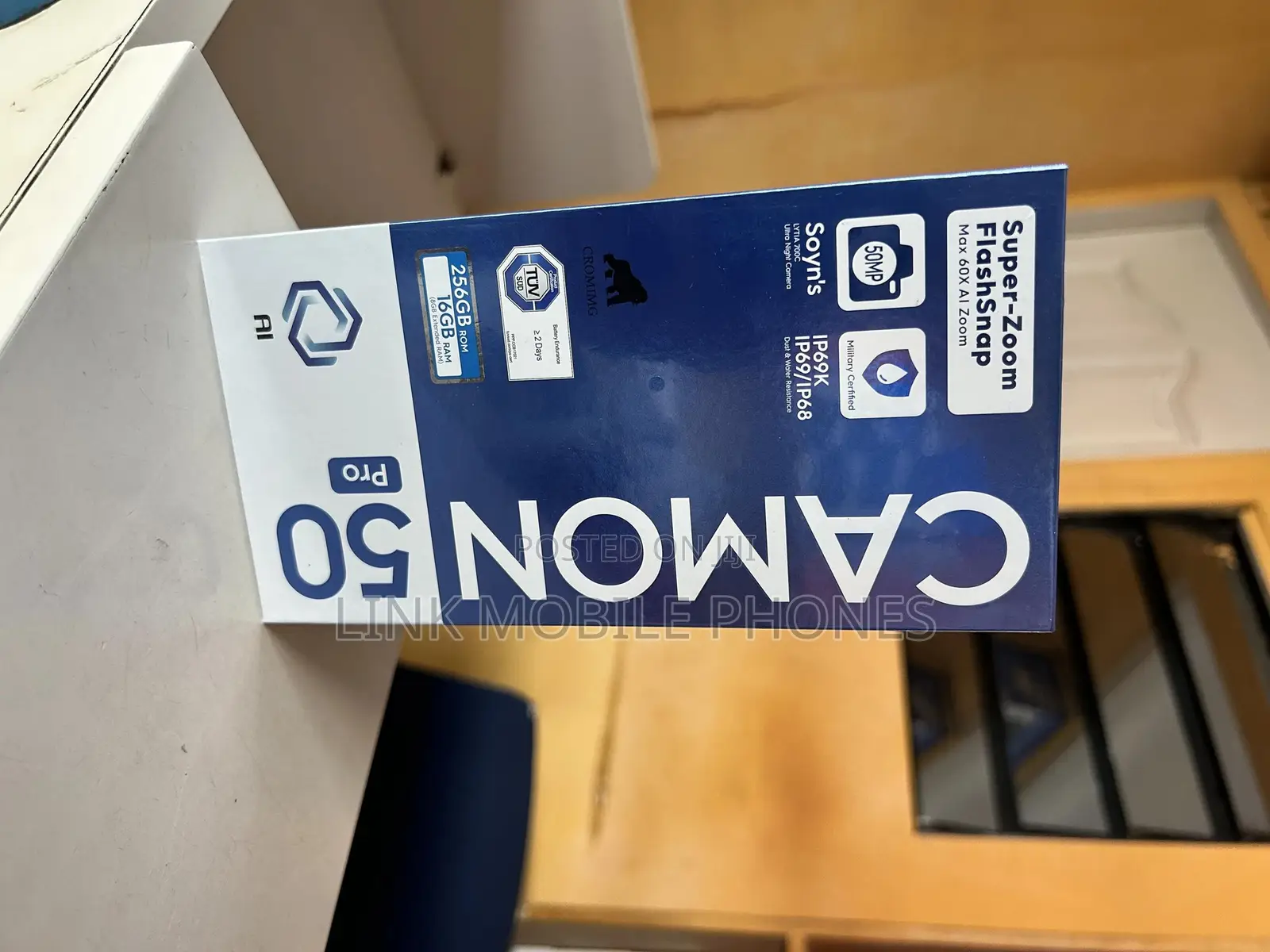 New Tecno Camon 50 Pro 256 GB Black