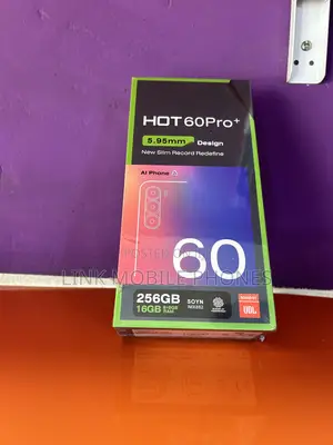 New Infinix Hot 60 Pro+ 256 GB Black