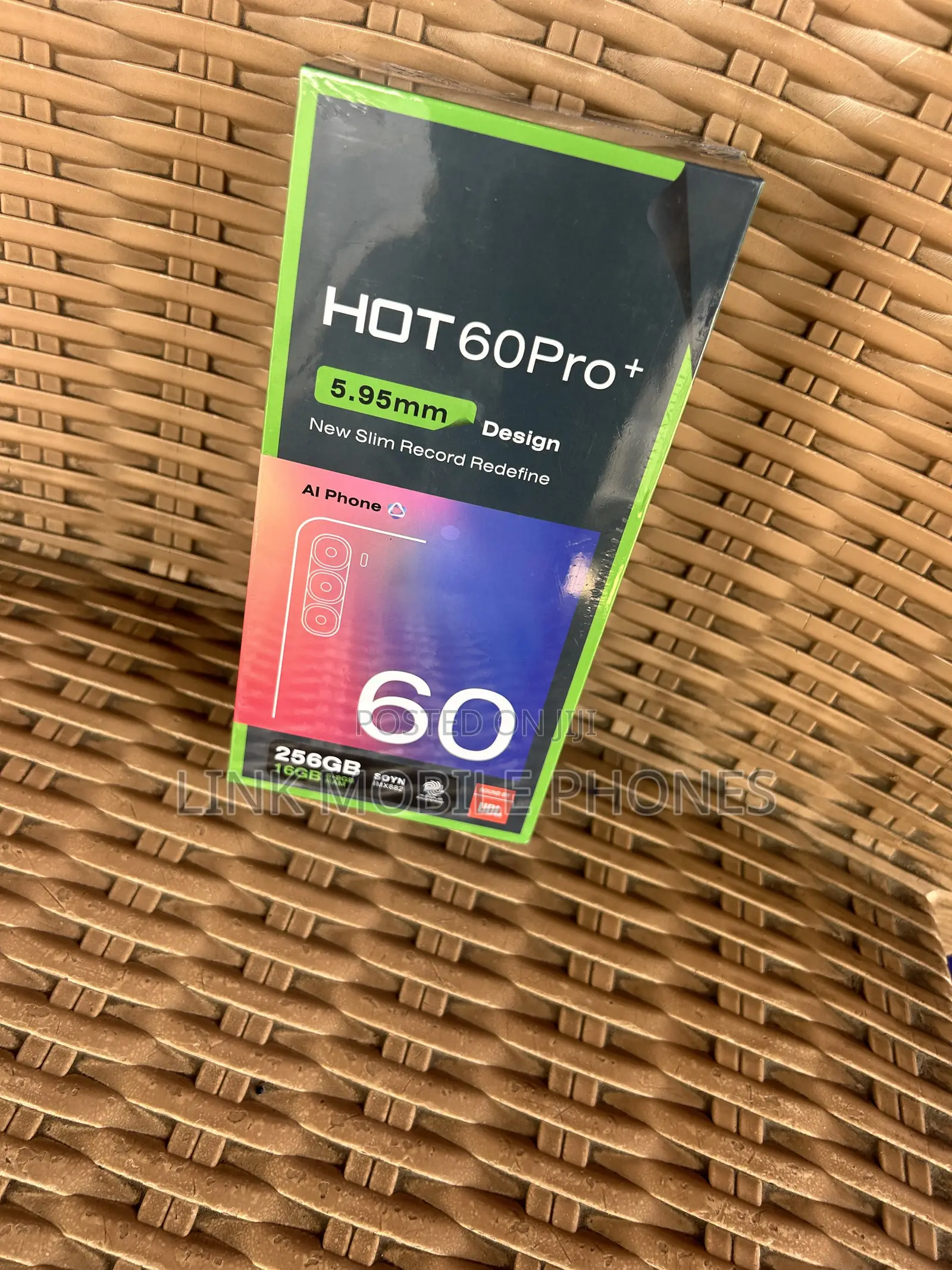 New Infinix Hot 60 Pro+ 256 GB Black