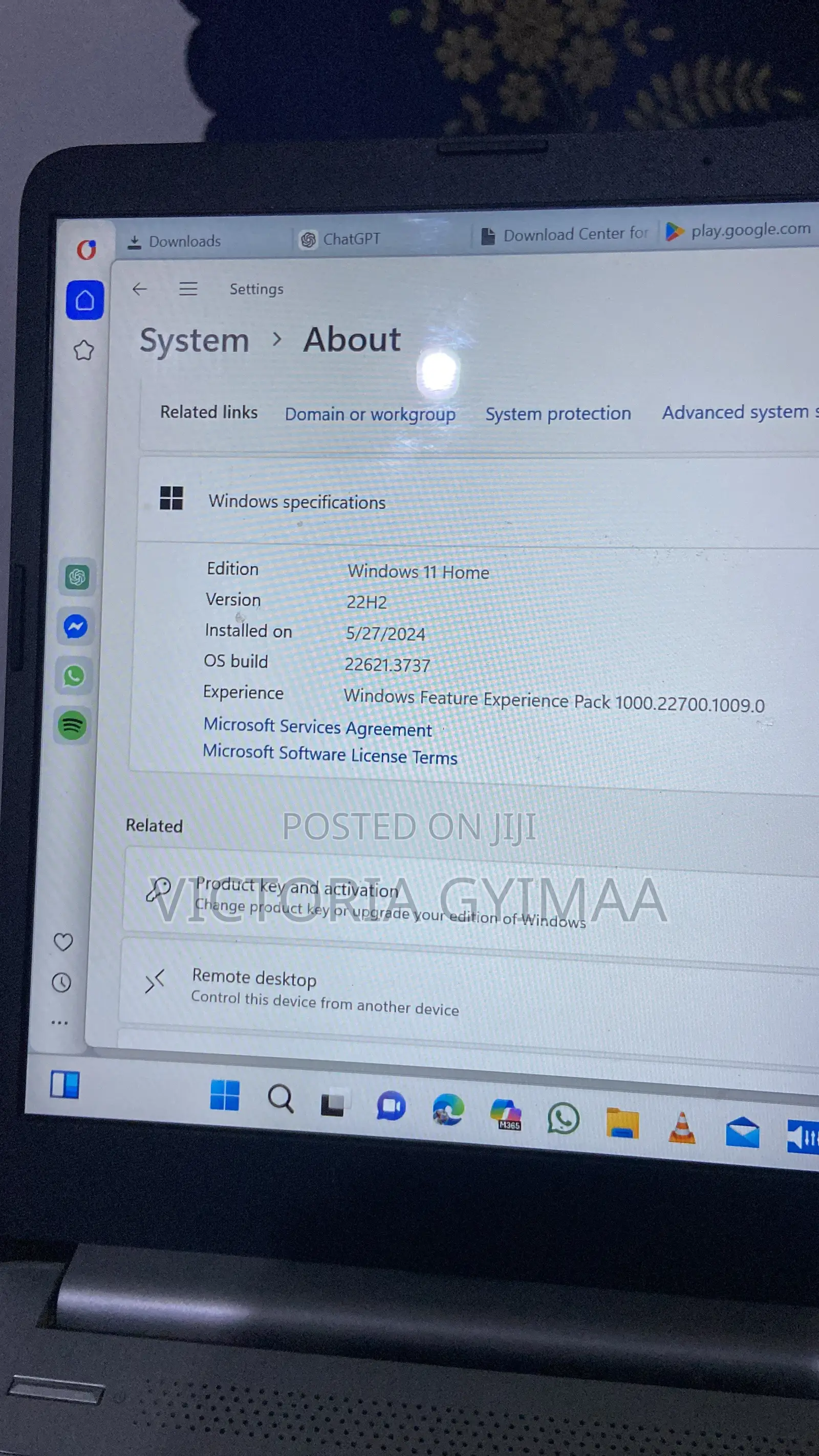 Laptop HP 15 8GB Intel Core i5 HDD+SSD 250GB