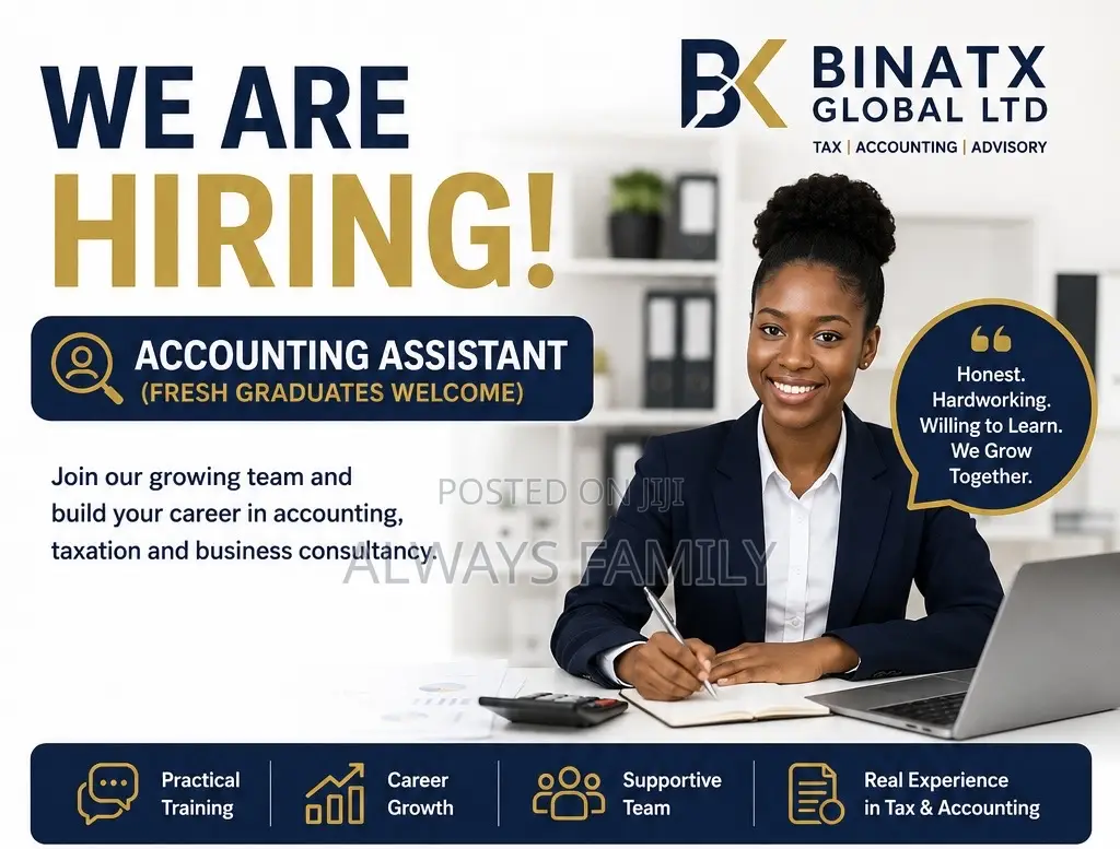Accounting Assistant (Fresh Graduates Welcome)