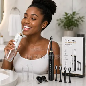 2-in-1 Rechargeable Electric Toothbrush Water Flosser Oral Care Kit