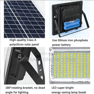 Solar LED Outdoor Flood Light - Waterproof Energy Saving