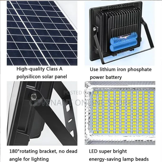 Solar LED Outdoor Flood Light - Waterproof Energy Saving