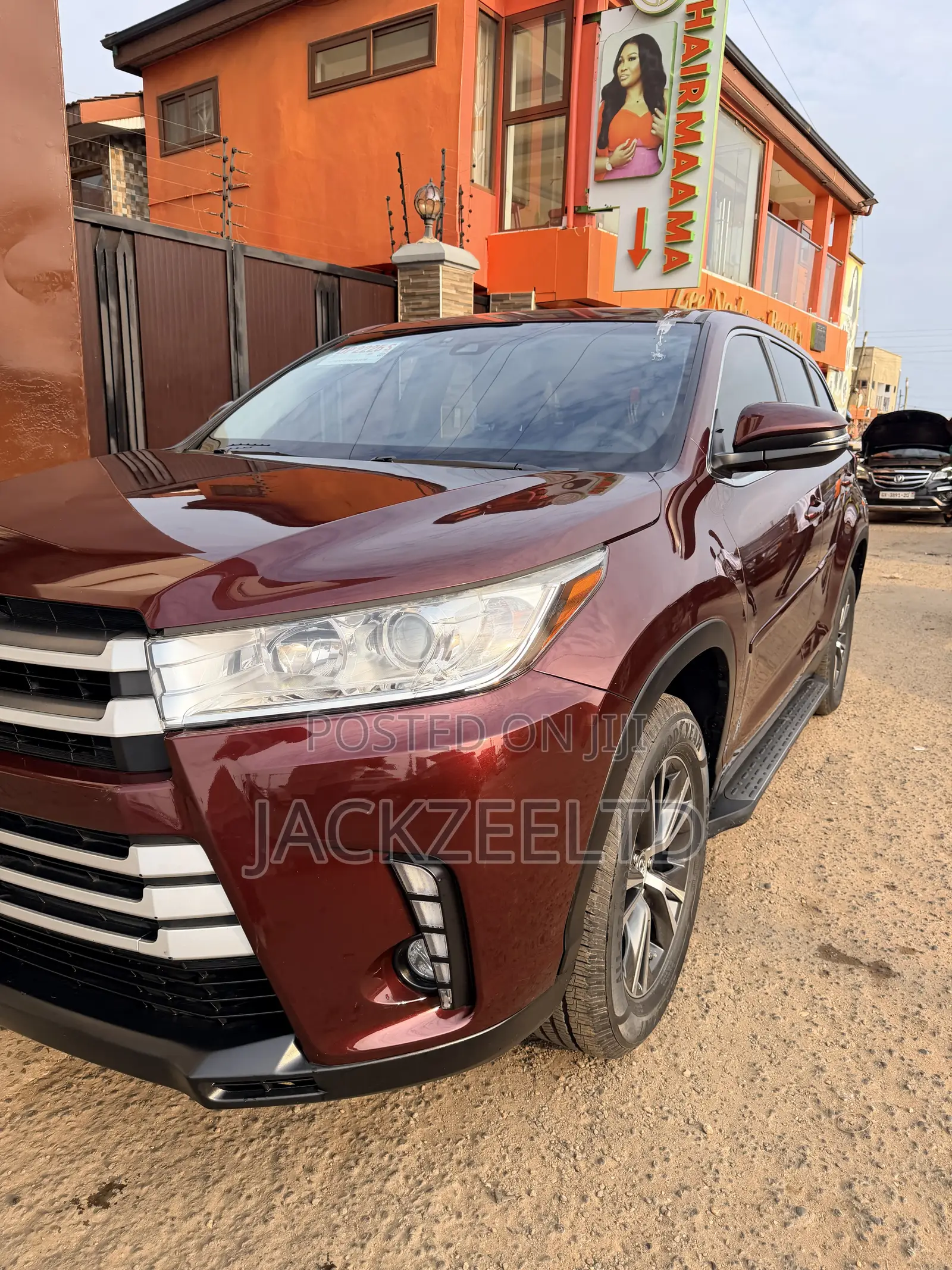Toyota Highlander LE 4x2 (2.7L 4cyl 6A) 2017 Burgundy