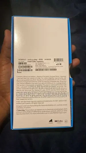 New Motorola Moto G Play 2026 64 GB Blue