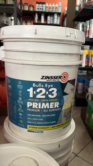 Water-Based Primer 18.93 L –Interior Exterior Stain Blocking Primer