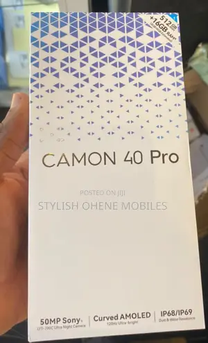New Tecno Camon 40 Pro 5G 256 GB Black