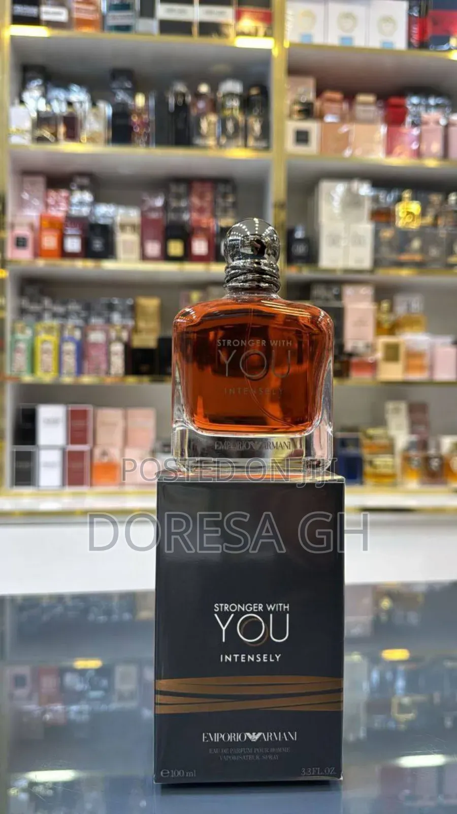 Armani Stronger With You Intensely|Luxury Long-Lasting Perfume for Men