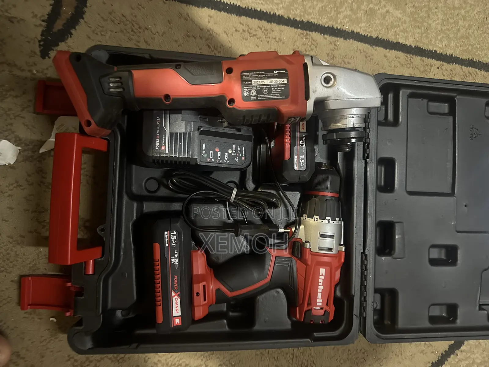 Einhel Drill and Angle Grinder Combo