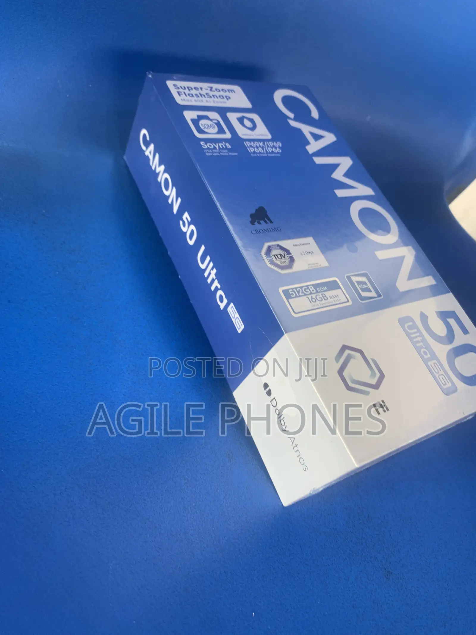 New Tecno Camon 50 Ultra 512 GB Blue