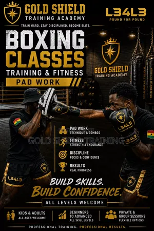 Professional Boxing Pad Work Fitness Training