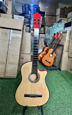 Acoustic Guitar With Stand for Kids