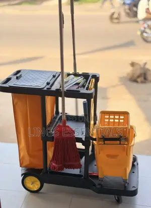 Industrial Mop Bucket Trolley Set