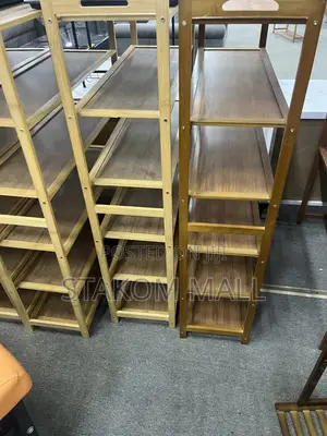 Storage Racks - Brown and Black
