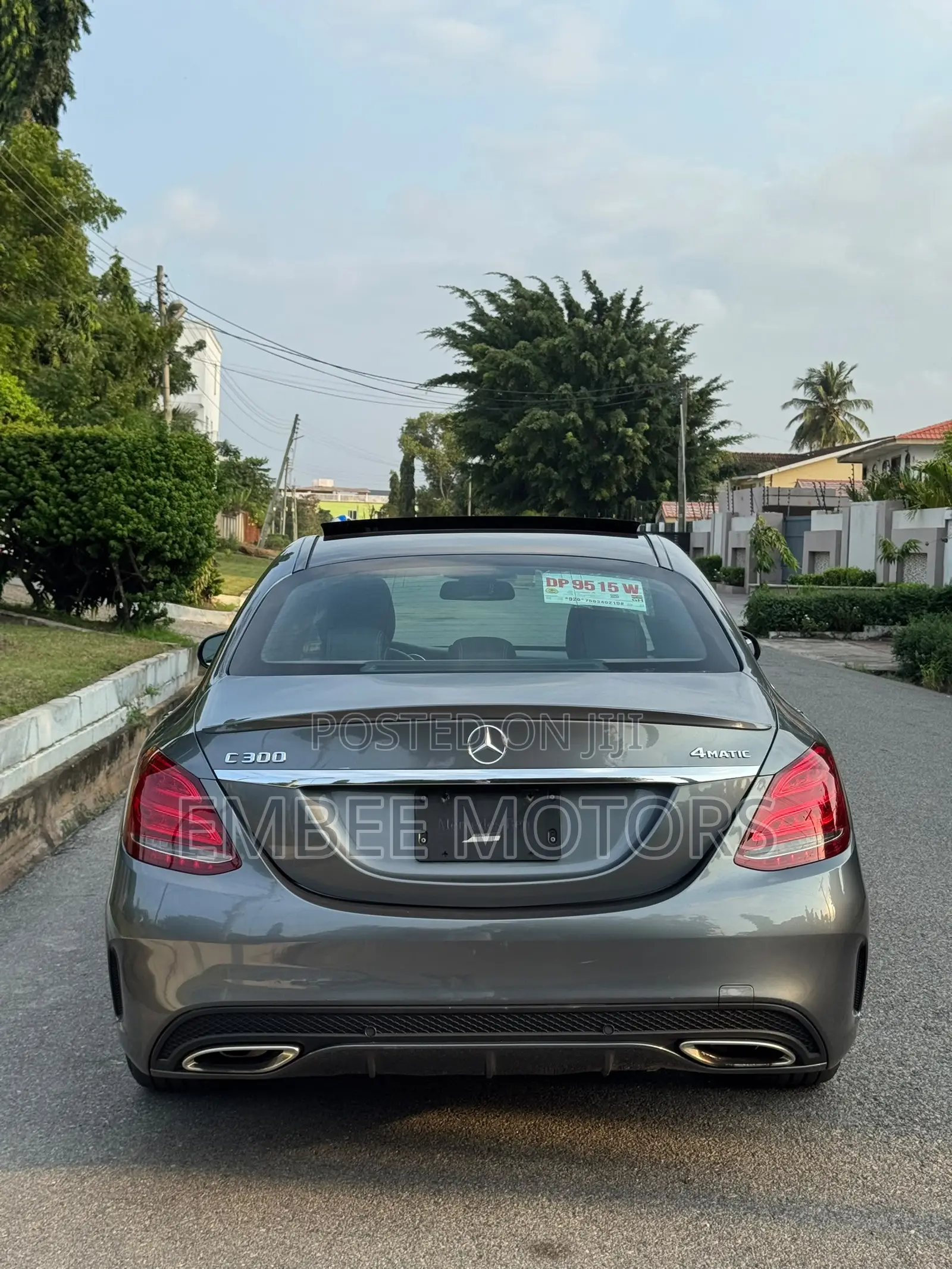 Mercedes-Benz C300 Sport 4Matic Sedan AWD (2.0L 4cyl 7A) 2017 Gray