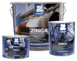 Zinga Galvanized Paint,96%Zinc 10kg