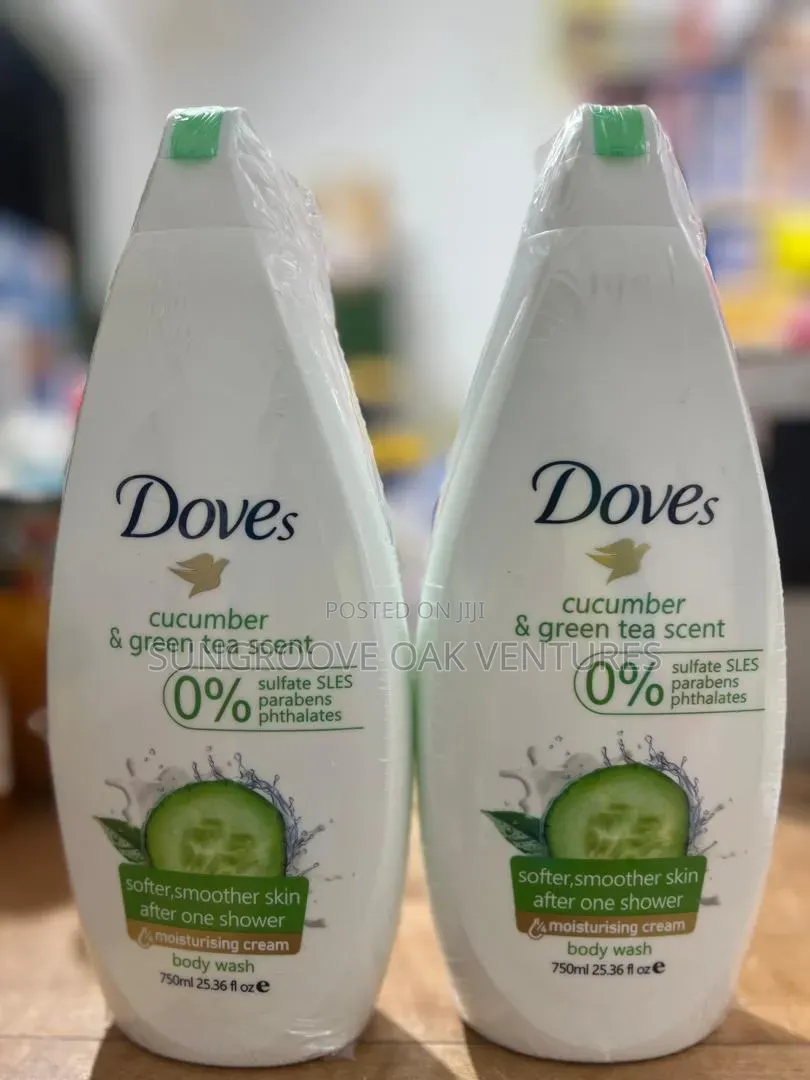 Dove Cucumber and Green Tea Body Wash 750ml
