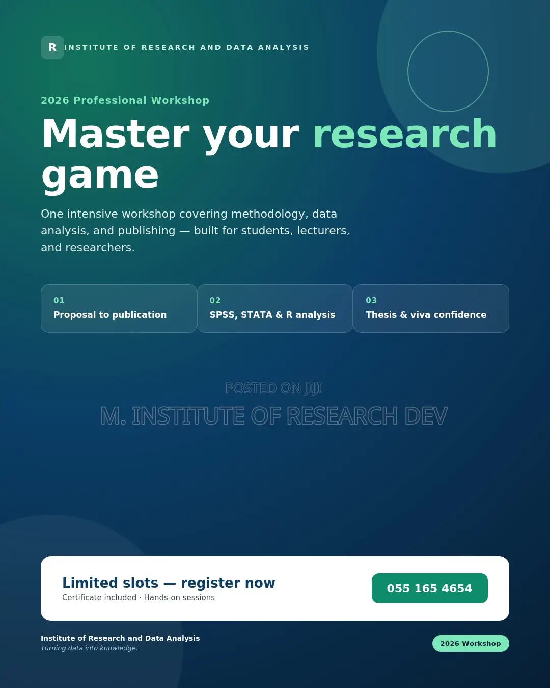 Workshop on Research Techniques