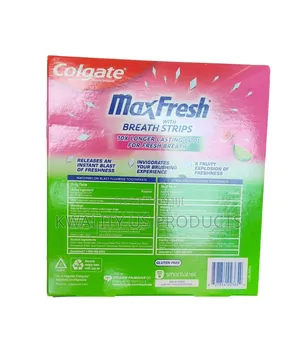 Colgate Maxfresh Toothpaste With Breath Strips - 4 Pack