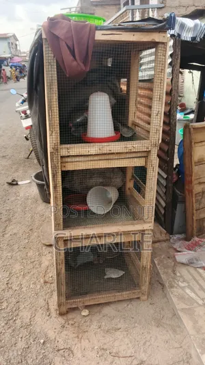 Space-Saving 3-Level Wooden Animal's Cage