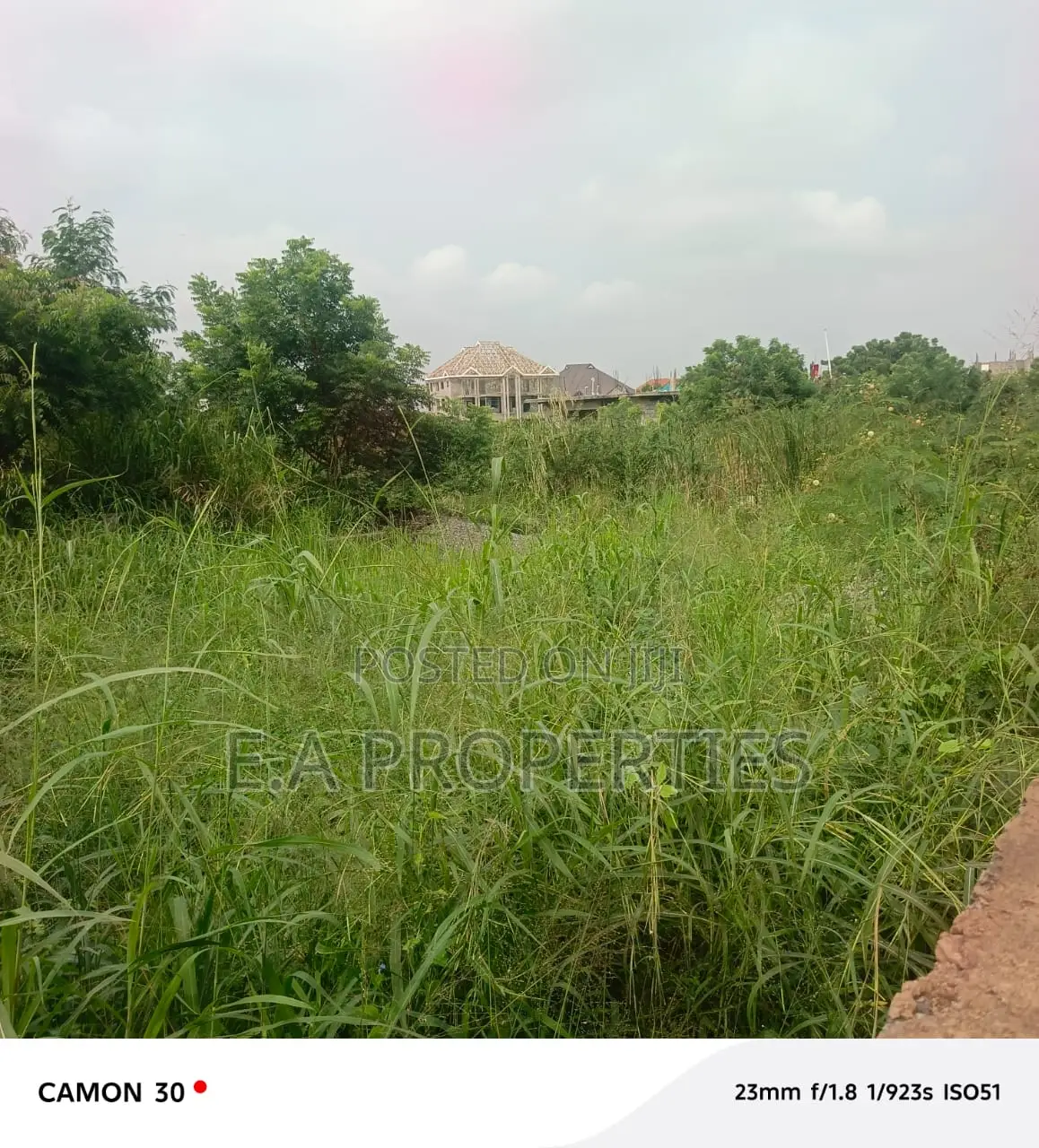 Road Side Land for Sale at East Legon Hills Road