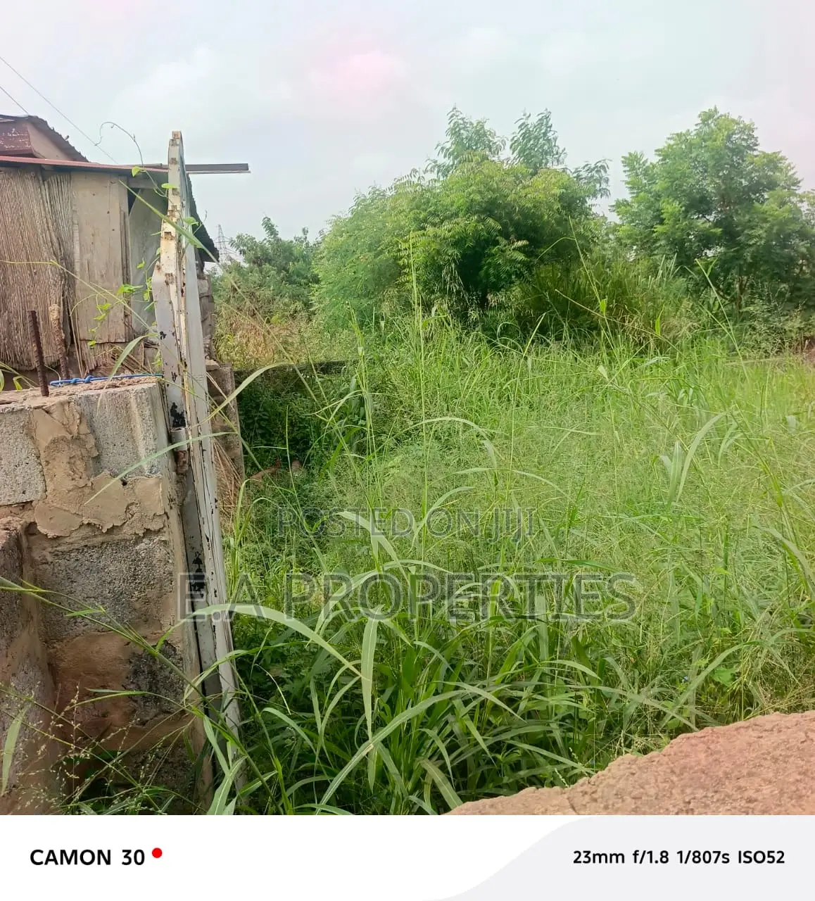 Road Side Land for Sale at East Legon Hills Road
