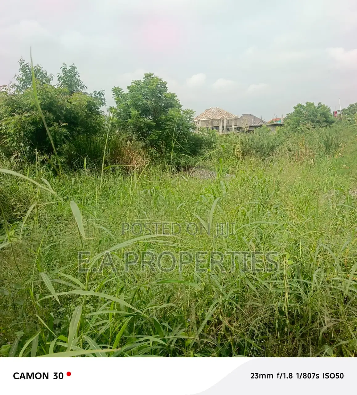 Road Side Land for Sale at East Legon Hills Road