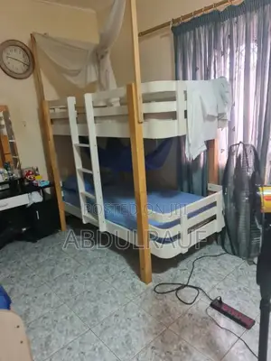 Strong Wooden Bunk Bed / Double Decker With Net Frame