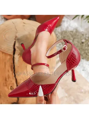 Pointed Toe Strappy Stiletto Ankle Strap
