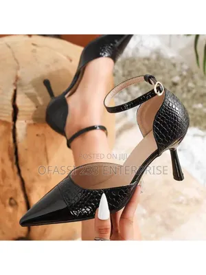 Pointed Toe Strappy Stiletto Ankle Strap