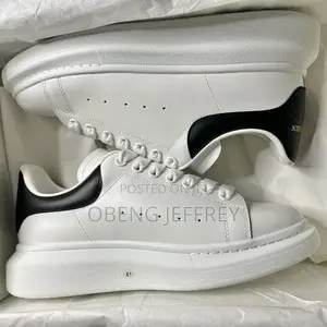 Original Alexander McQueen White With Back Black