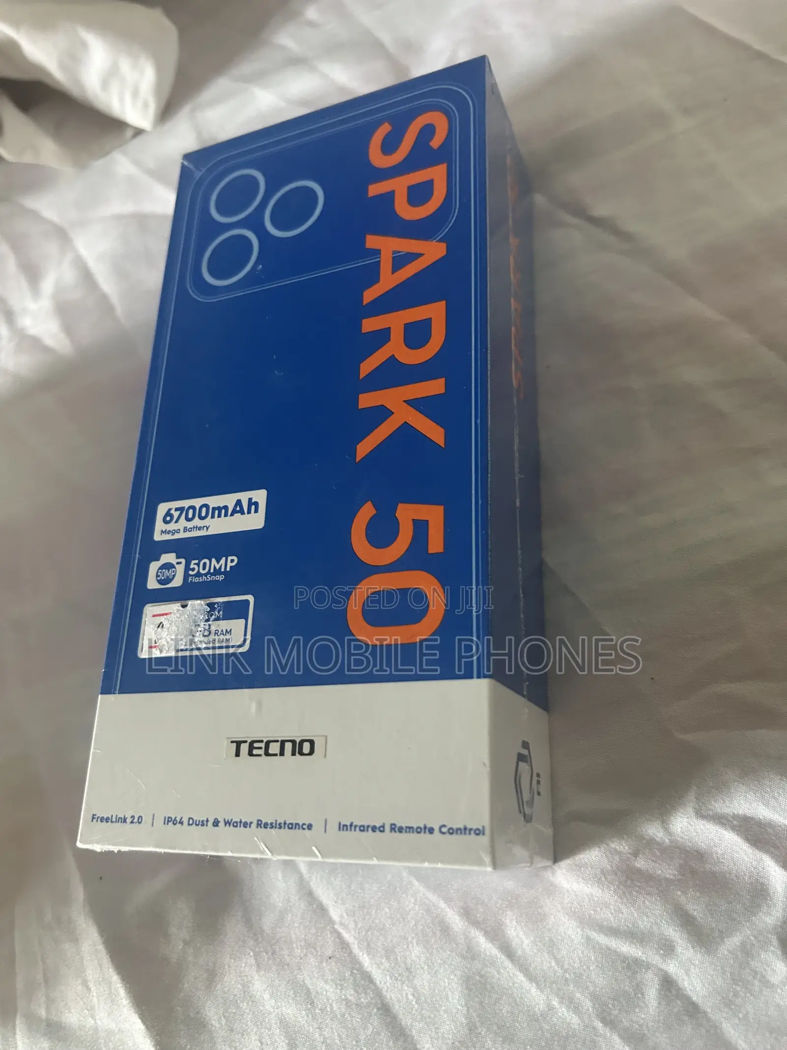 New Tecno Spark 50 128 GB Black