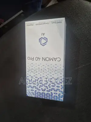 New Tecno Camon 40 Pro 5G 256 GB Black