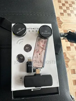 2-in-1 Wireless Microphone for iPhone and Android for Content Creation