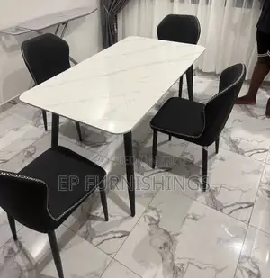 4 Seater Marble Dining Set
