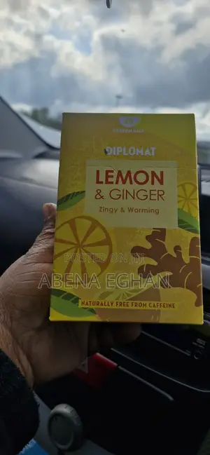 Diplomat Lemon and Ginger Tea Imported From the UK Available for Sale