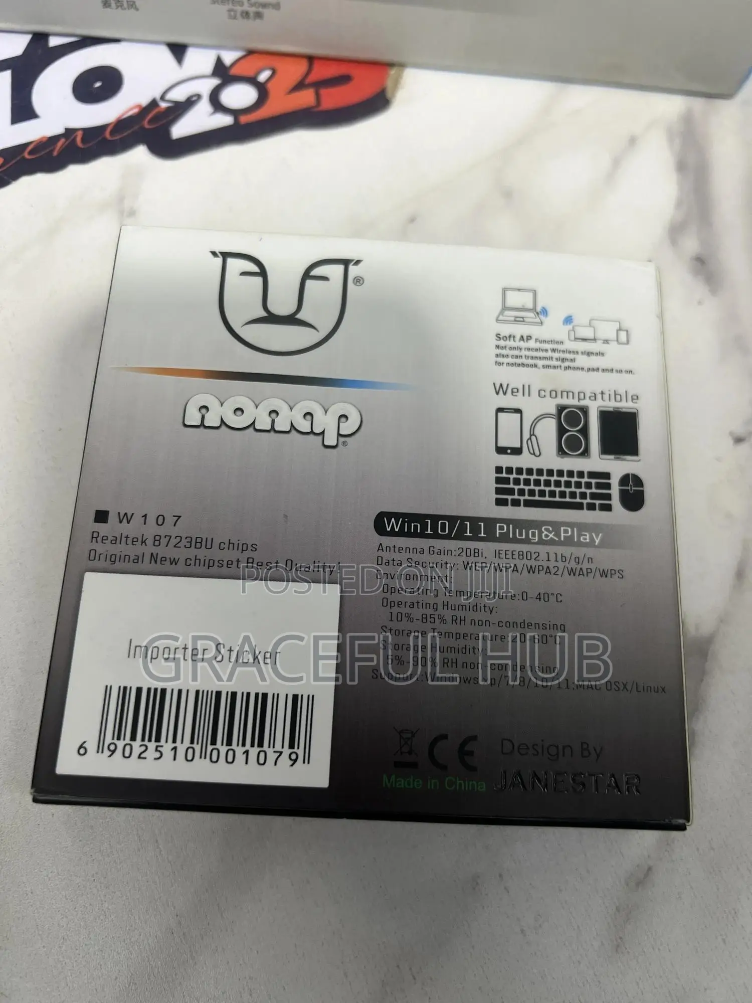 2in1 Wi-Fi +Bt Adapter
