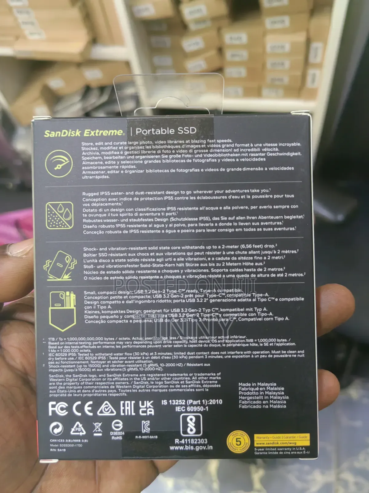 1TB SSD SanDisk External Drive