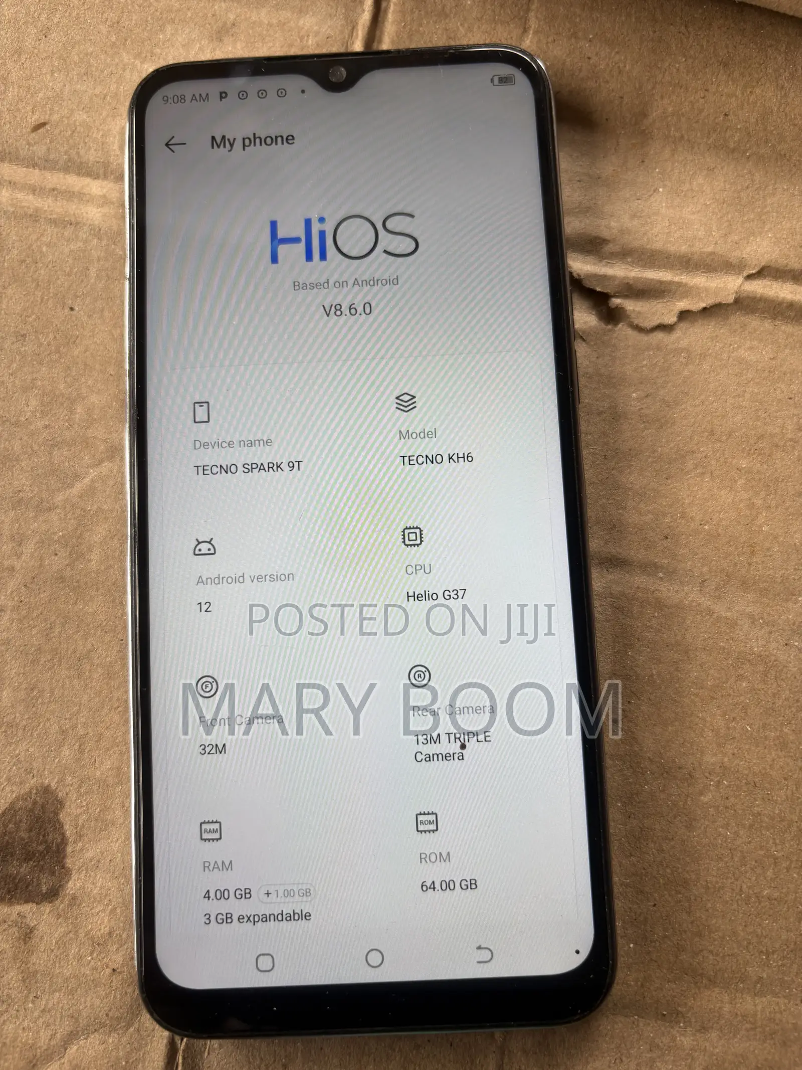 Tecno P5 4 GB Gold