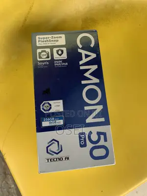 New Tecno Camon 50 Pro 256 GB Black
