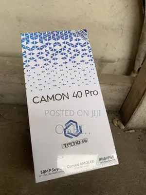 New Tecno Camon 40 Pro 5G 256 GB Black