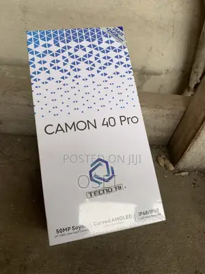 New Tecno Camon 40 Pro 5G 256 GB Black