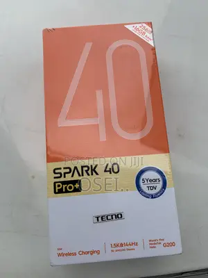 New Tecno Spark 40 Pro+ 256 GB Black