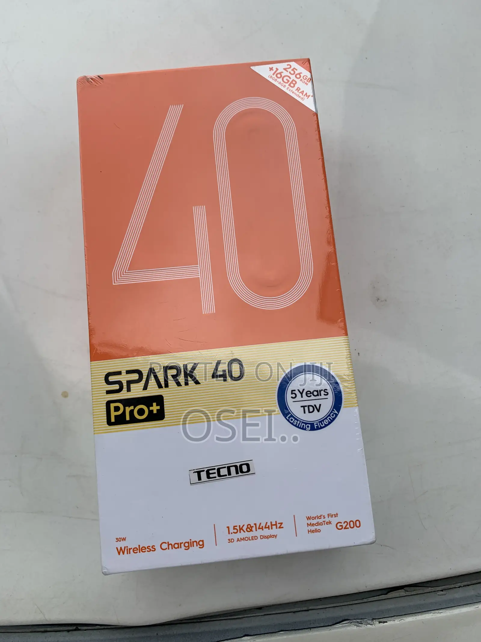 New Tecno Spark 40 Pro+ 256 GB Black