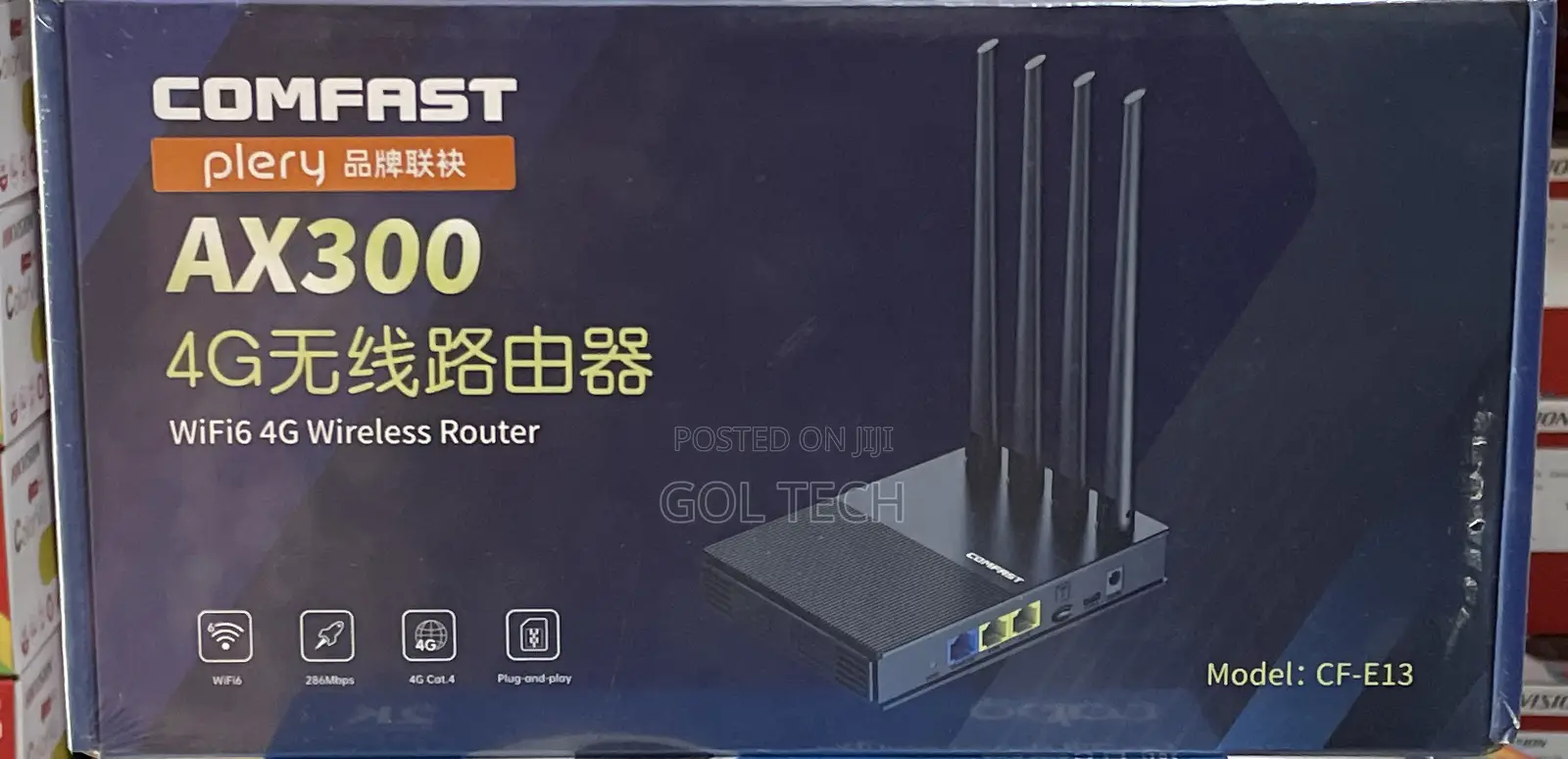 COMFAST AX300 WiFi 6 4G Wireless Router