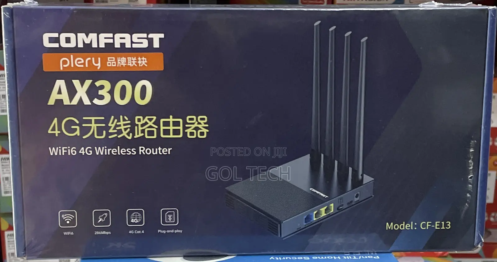 COMFAST AX300 WiFi 6 4G Wireless Router